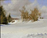 Jacob Collins Wall Art - Tracks in Snow